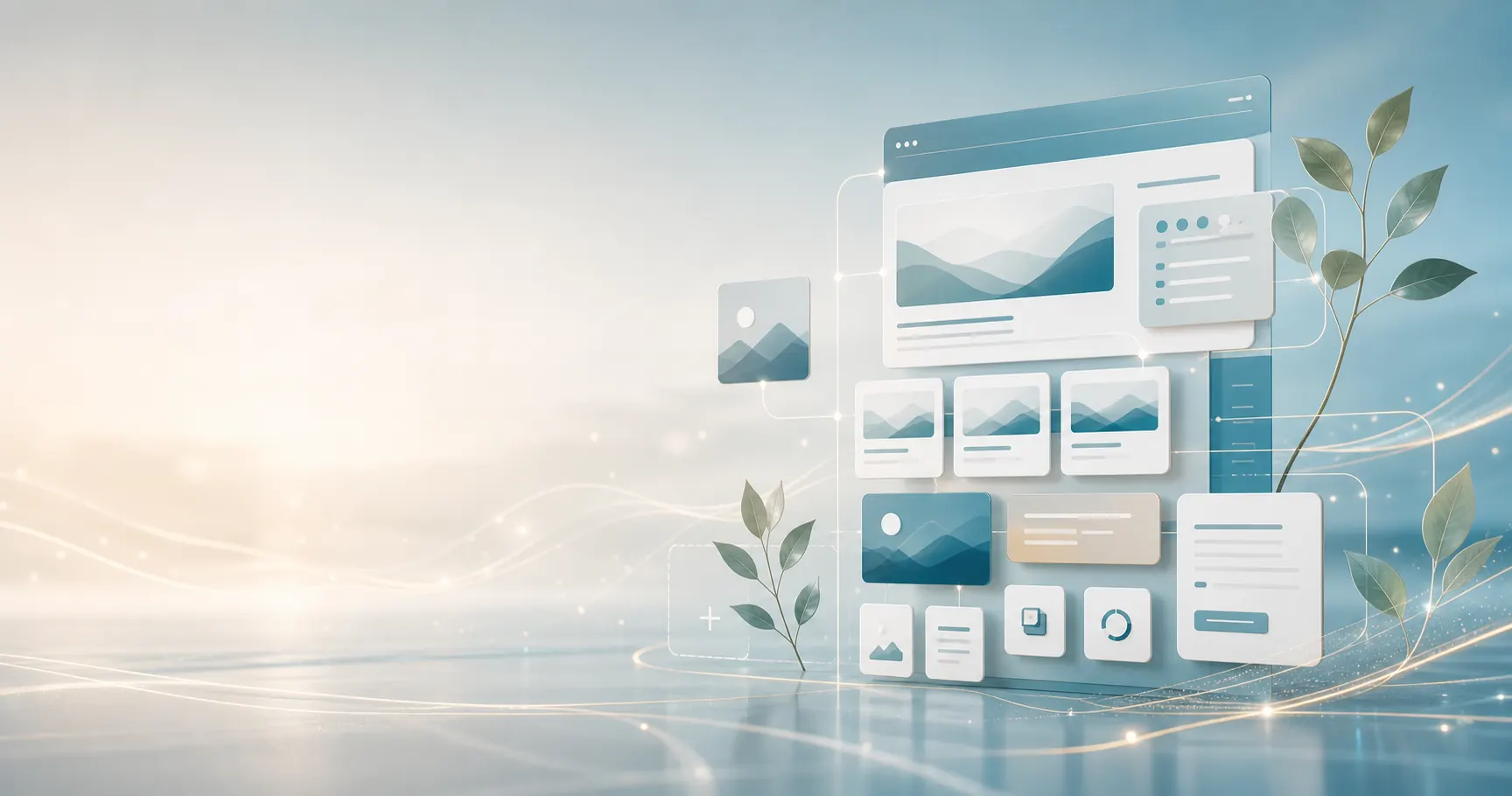 Layout digitale modulare per realizzazione siti WordPress professionali